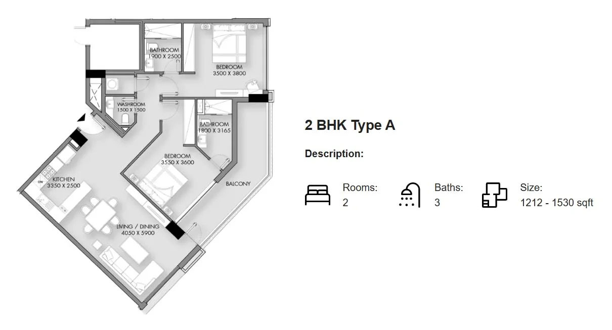 2 Bedroom